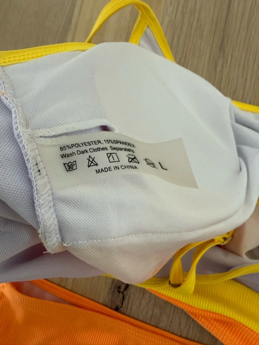 Bright Colorblock Full Coverage Bikini Set - Picture 3 of 8